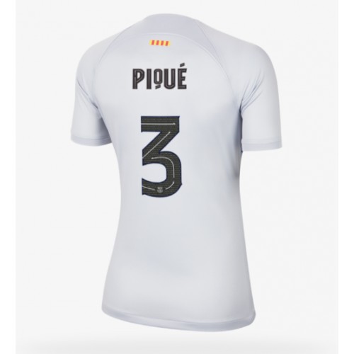 Barcelona Gerard Pique #3 kläder Kvinnor 2022-23 Tredje Tröja Kortärmad Barcelona Gerard Pique #3 kläder Kvinnor 2022-23 Tredje Tröja Kortärmad